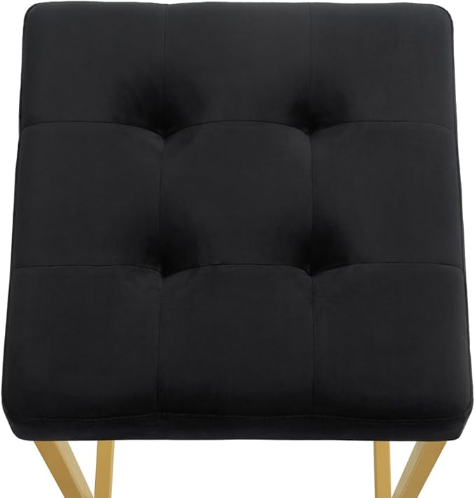 24KF Contemporary Counter Height Bar Stool Set of 2 - Image 6