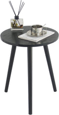 AWASEN Round End Table, Bedroom and Balcony, Easy Assembly, 19.5''H x 16''D by AWASEN