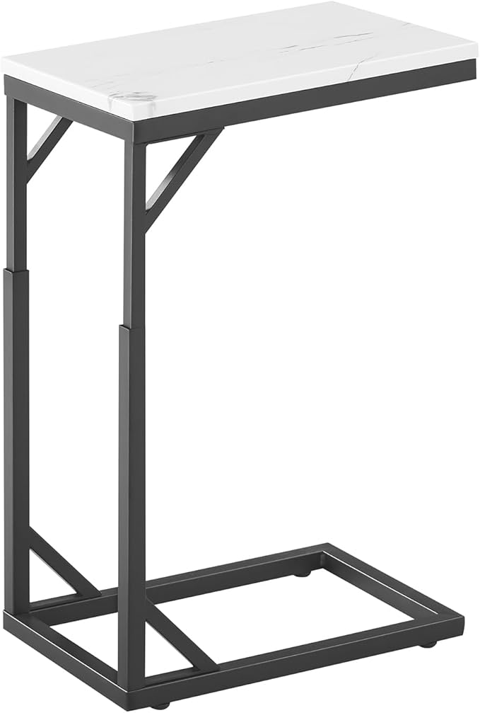 C-Shaped End Table, Small Sofa Table by Joyofcife