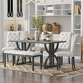 SogesHome 6-Piece Dining Table Set by SogesHome