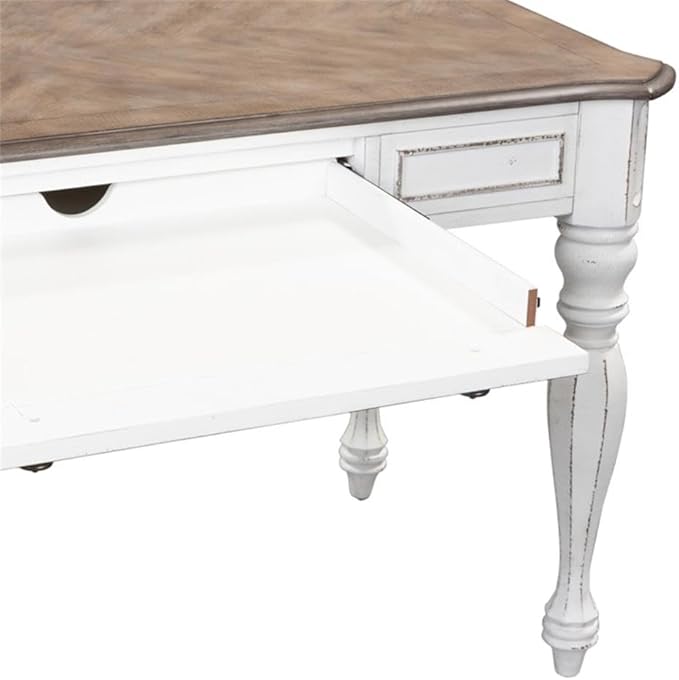 Liberty Furniture Industries Magnolia Manor Lift Top Writing Desk, W56 x D28 x - Image 6