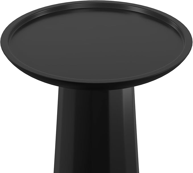 SIMPLIHOME Dayton Solid Mango Wood 13 Inch Wide Round Contemporary Wooden - Image 7