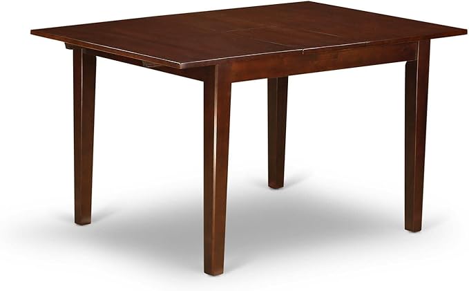 East West Furniture MLIP7-MAH-W 7 Piece Dining Set Consist of a Rectangle - Image 2