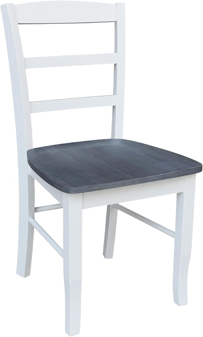 IC International Concepts Set of Two Madrid Ladderback Dining Chairs - Image 7