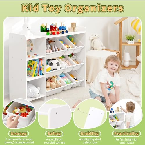 MallBest 4-Tier Kids' Toy Storage Organizer Shelf - Image 5