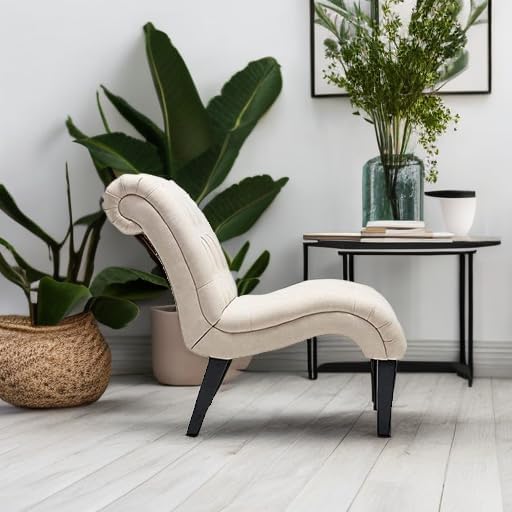 Yongqiang Accent Chair for Bedroom Living Room Chairs Tufted Upholstered Lounge - Image 6