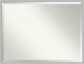 Amanti Art Silver Bathroom Mirror by AmantiArt