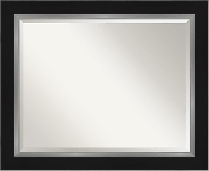 Amanti Art Black Bathroom Mirror by AmantiArt