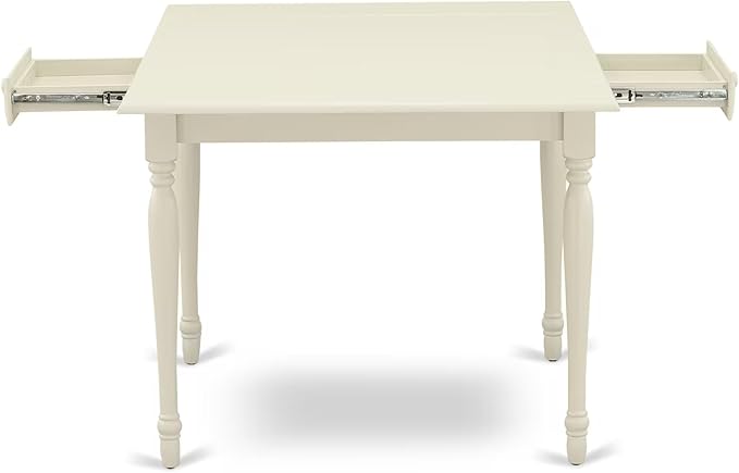East West Furniture MZCL5-LWH-W 5 Piece Dinette Set - Image 10
