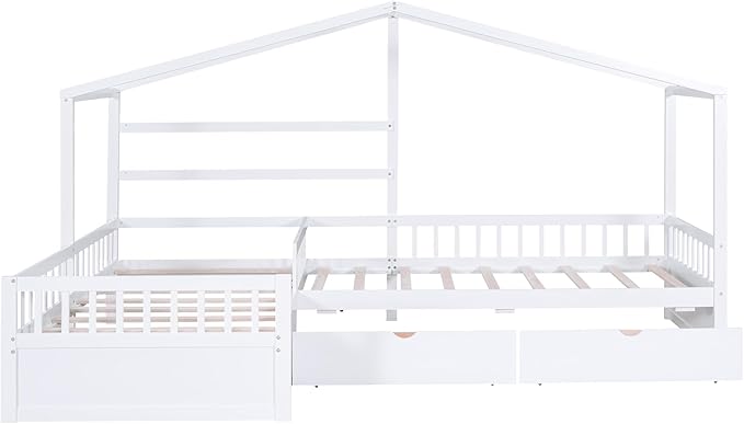 Twin Size House Platform Bed - Image 6
