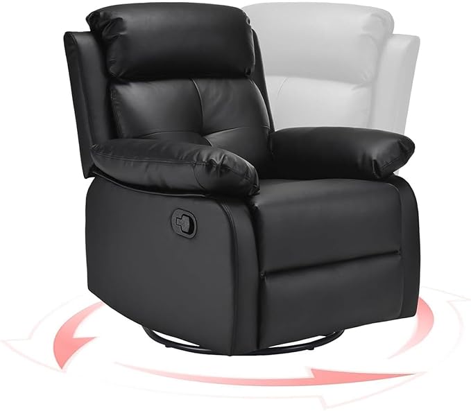 Swivel Rocker Recliner, 360 Swivel Small Recliners by Outdoorchairs