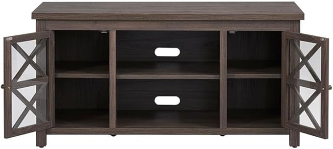 Henn&Hart Rectangular TV Stand for TV's up to 55" in Alder Brown, TV Stands for - Image 8