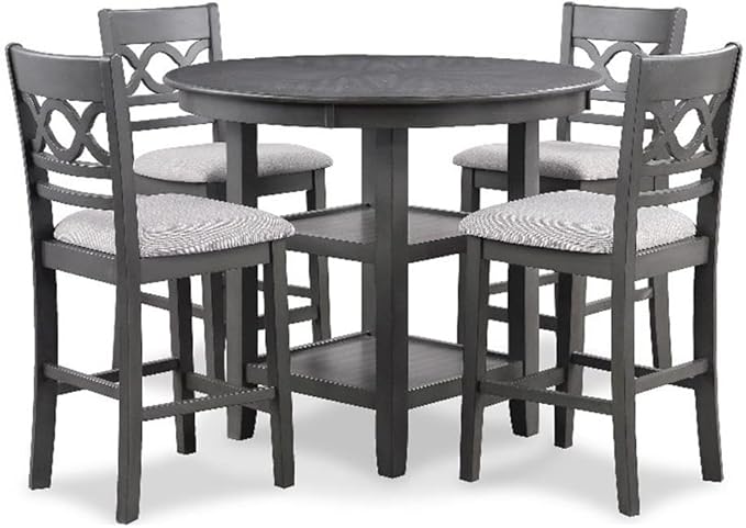 New Classic Furniture Cori 5-Piece Counter Dining Table Set by NewClassicFurniture