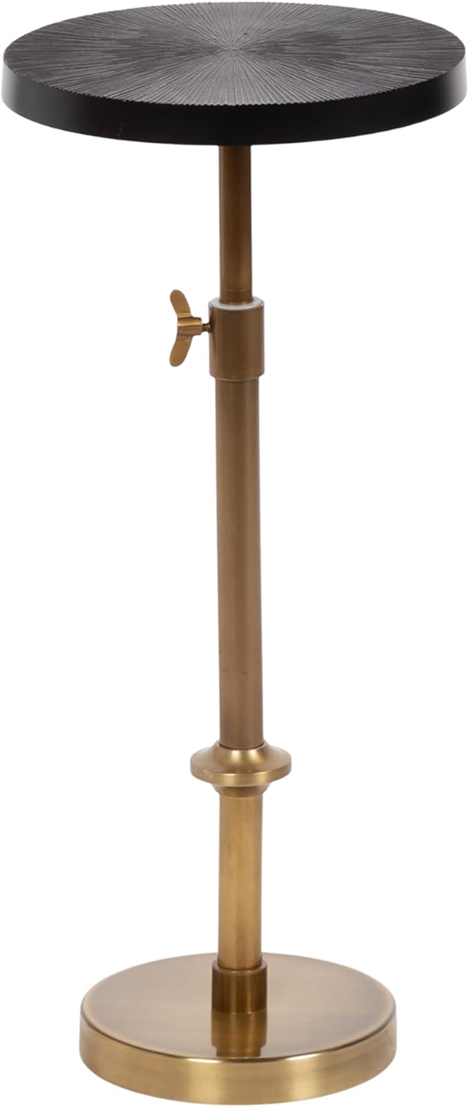 Kate and Laurel Engles Traditional Adjustable-Height Pedestal Drink Table by KateandLaurel