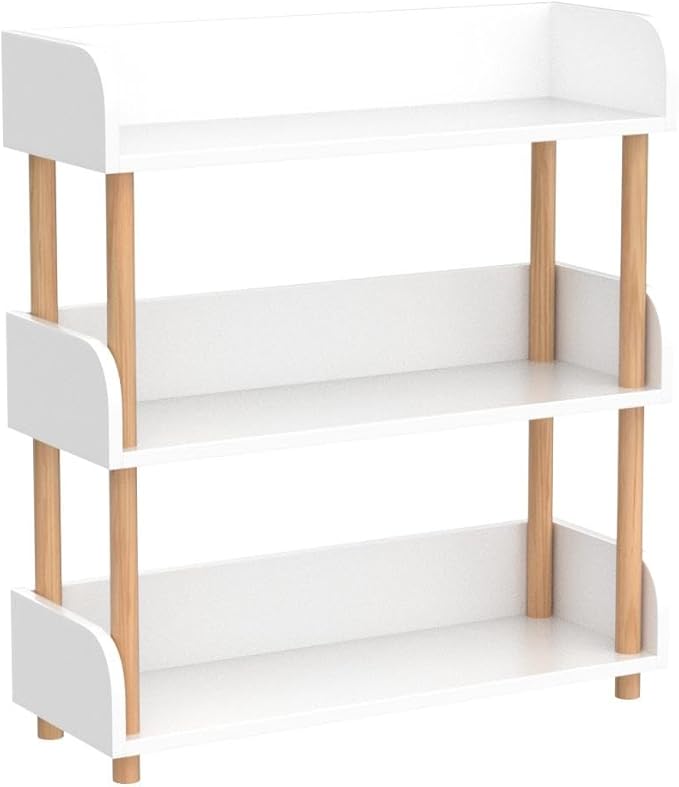 3-Tier Wooden Open Bookcase - Image 4