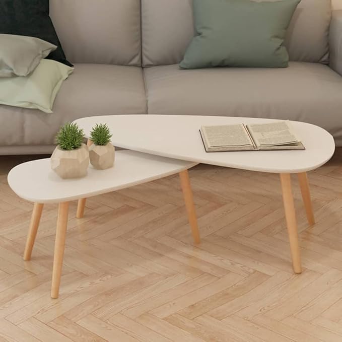 vidaXL Nesting Coffee Table 2 pcs, Side Tables - Image 2
