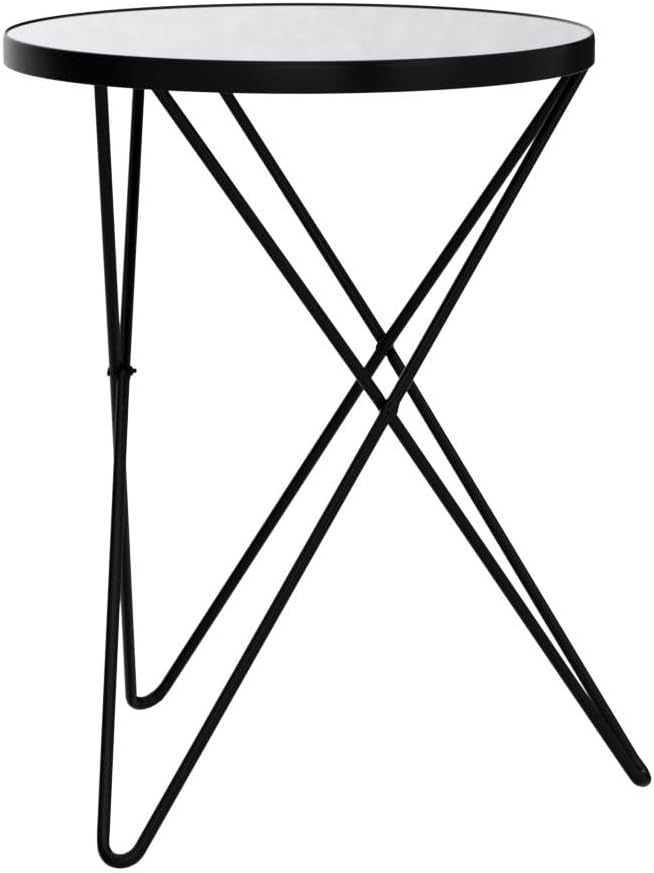HLR Modern Round Side Table Set of 2, End Table - Image 6