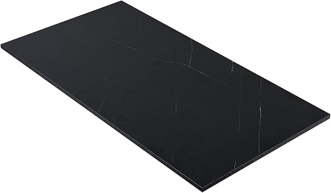 Kaboon Universal Tabletop 55"x27.5", Solid One-Piece Melamine Table Top by Kaboon