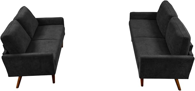Kent 2 Piece Velvet Sofa and Loveseat Set, European Style - Image 6