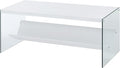 Convenience Concepts SoHo Glass Modern Living Storage Shelf, Contemporary by ConvenienceConcepts