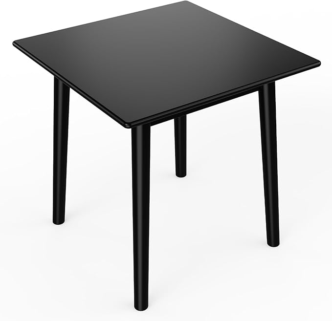 DELAVIN 29.5" Solid Wood Dining Table, Modern Small Dining Table, Square by DELAVIN