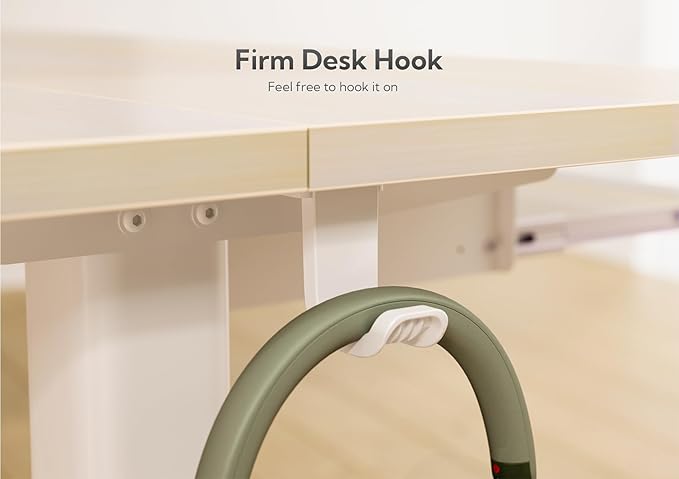 YDN Standing Desk with Keyboard Tray, 48 Inch Height Adjustable Desk with Cable - Image 8