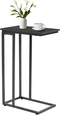 C-Shaped End Table, for Living Room, Small Spaces, TV Tray Couch Side Tables by fusehome