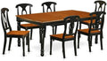 East West Furniture DOKE7-BCH-W 7 Piece Modern Dining Table Set Consist of a by EastWestFurniture