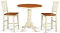 East West Furniture EDVN3-WHI-W 3 Piece Counter Height Dining Table Set by EastWestFurniture