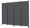 Wall Divider, 4 Panel Room dividers and Folding Privacy Screens by CHOSENM