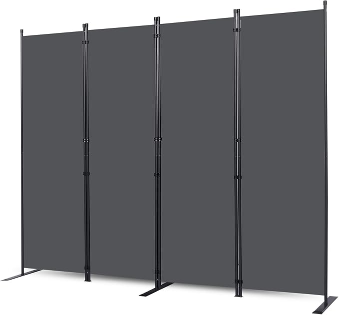 Wall Divider, 4 Panel Room dividers and Folding Privacy Screens by CHOSENM