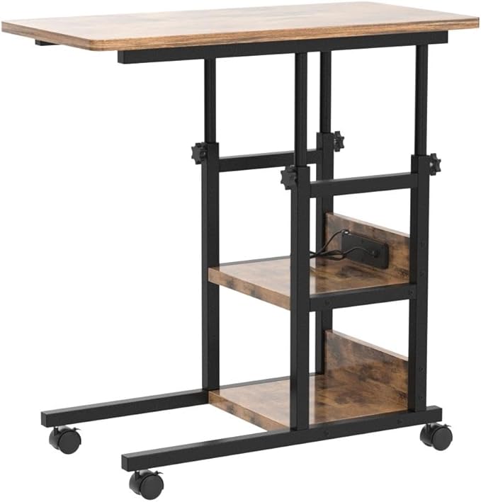 C Shaped End Table Height Adjustable - Image 4