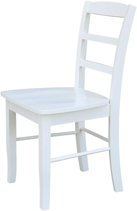 International Concepts Set of Two Madrid Ladderback Dining Chairs - Image 5