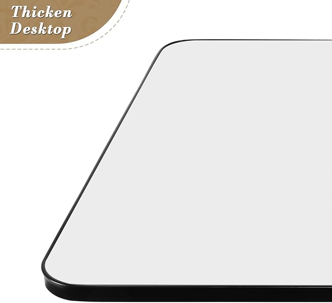 Athena Collection Modern Bar Table Square Top Height Adjustable, Tall Bistro - Image 4