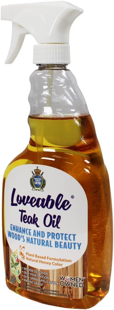 EcoDecors Loveable 24 oz Spray Bottle Teak Oil - Image 4