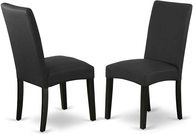 East West Furniture AMDA5-BCH-C 5 Piece Dining Room Table Set Includes a Round - Image 2