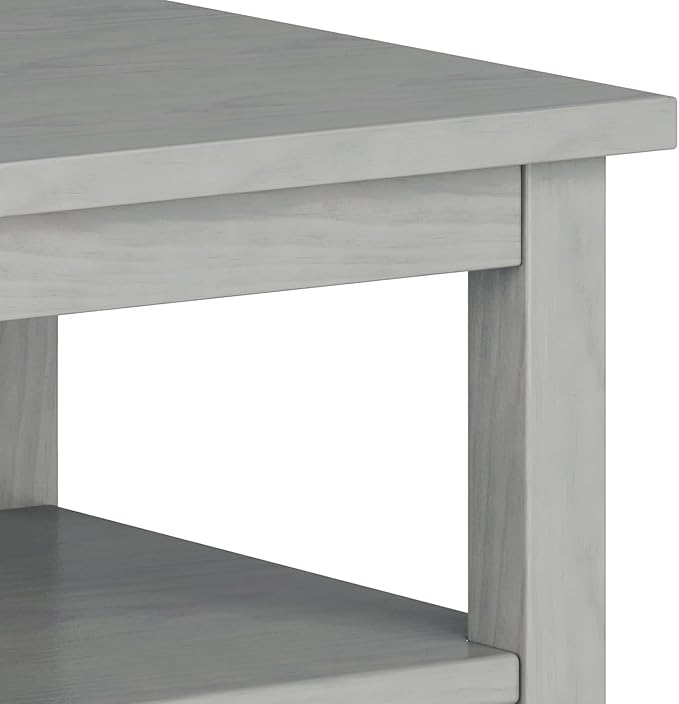 SIMPLIHOME Warm Shaker SOLID WOOD 20 Inch Wide Rectangle Transitional End Side - Image 11