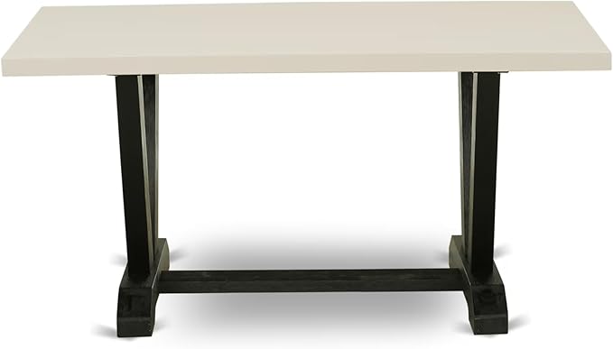 East West Furniture V626DR124-6 6 Piece Kitchen Table & Chairs Set Contains a - Image 6