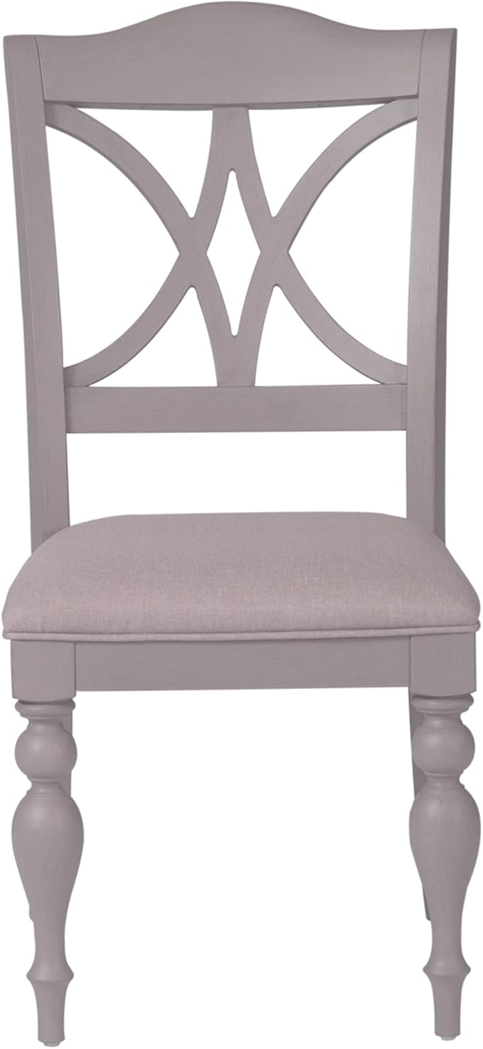 LIBERTY FURNITURE INDUSTRIES, INC. Summer House Slat Back Side Chair-Set of 2 - Image 4