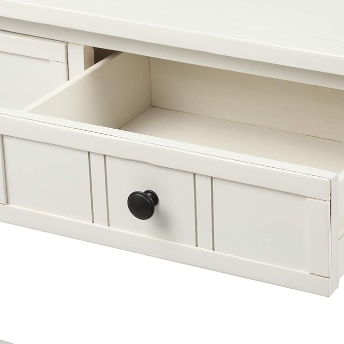 Bellemave Console Table with Drawers, Retro Entryway Table with 2 Drawers and - Image 9