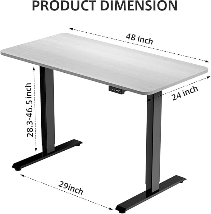 JOY worker Electric Height Adjustable Standing Desk, Quick Assembly Standing - Image 3