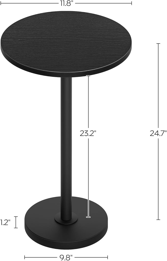 Round Side Table, Drink End Table - Image 7