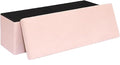 43 Inches Storage Ottoman Bench by CAIPINFUL