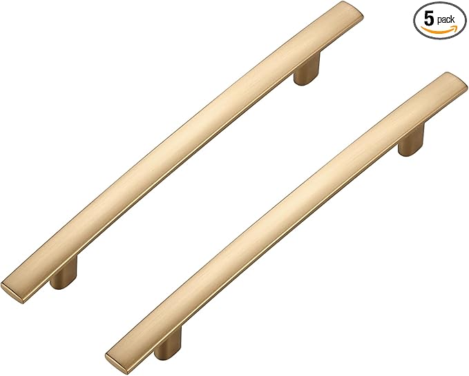 5 Pack Cabinet Handles 5" Hole Center by Ravinte+Decor