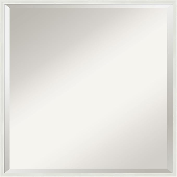 Amanti Art White Bathroom Mirror by AmantiArt