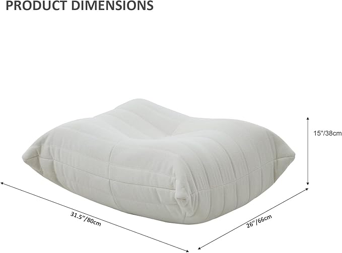 Luxury Ottomans, Modern Square Foot Rest - Image 2