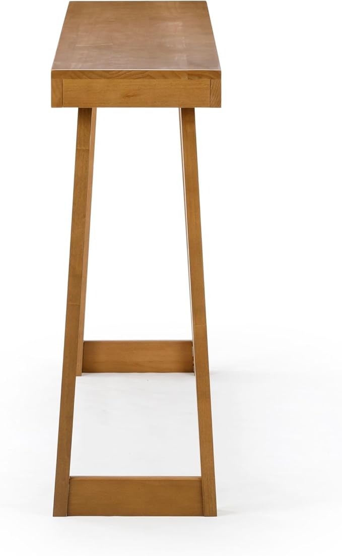 Plank+Beam Solid Wood Console Table, 66 Inch, Sofa Table, Narrow Entryway Table - Image 8
