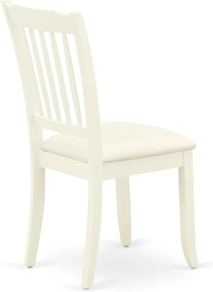 East West Furniture AMDA3-LWH-C 3 Piece Dining Table Set - Image 9