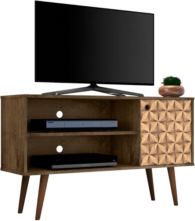 Manhattan Comfort Liberty Mid Century Modern TV Stand - Image 9