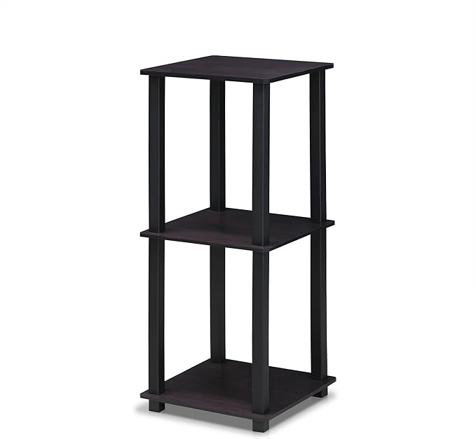 Furinno Simplistic Set of 2 End Table, Dark Walnut - Image 9